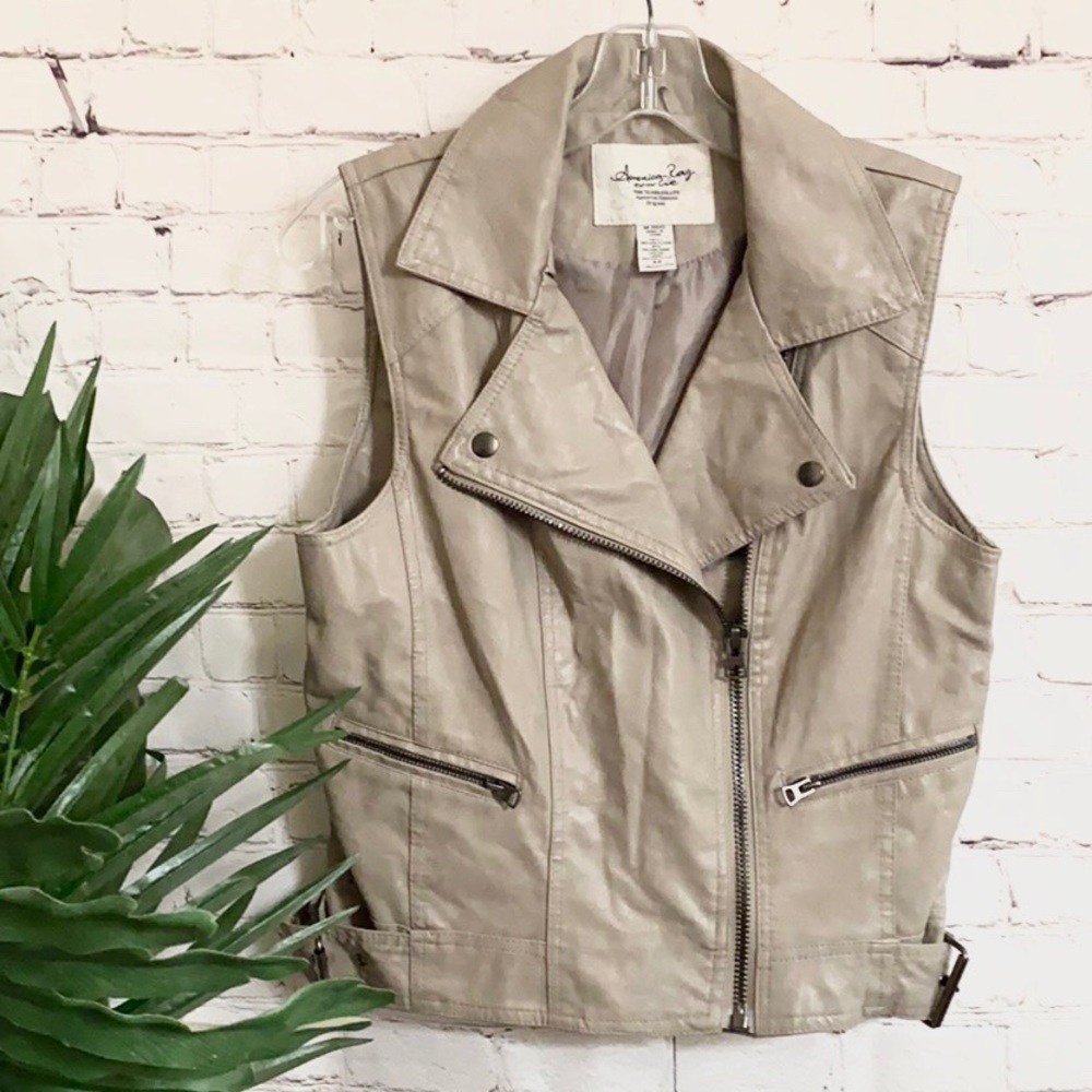 American Rag Faux Leather Vest